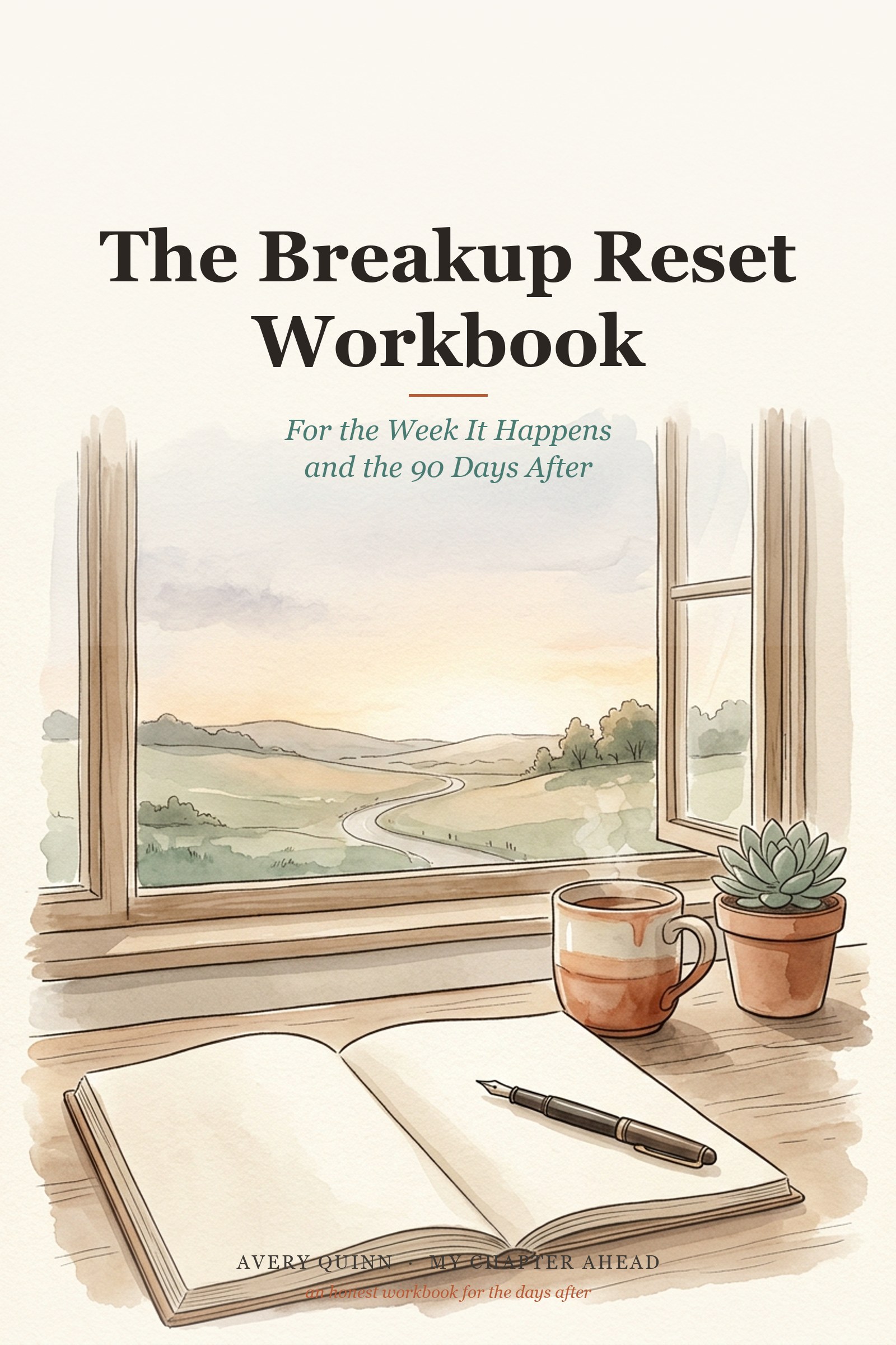 The Breakup Reset Workbook — printable cover